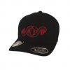 HustFlexFit110.001.04.1-Chp-Athletics-Hustle-Man-Flex-Fit-110-Hat-Black-with-Black-and-Red-Outline-Embroidery