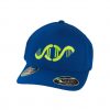 HustFlexFit110.005.01.1-Chp-Athletics-Hustle-Man-Flex-Fit-110-Hat-Royal-Blue-with-Lime-Green-and-Blue-Outline-Embroidery
